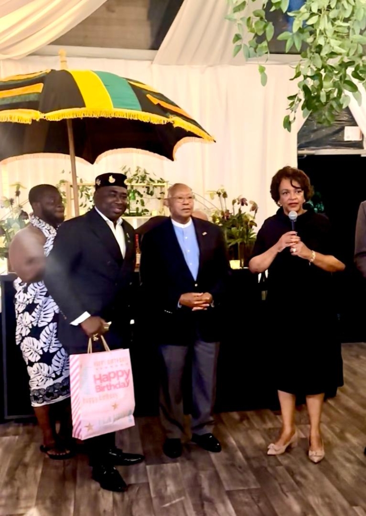 Nana Bediako Brogya Sarpong joins other high-profile dignitaries to celebrate former US Secretary of State